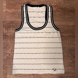 Rag & Bone Stripes Scoop Neck Tank XS